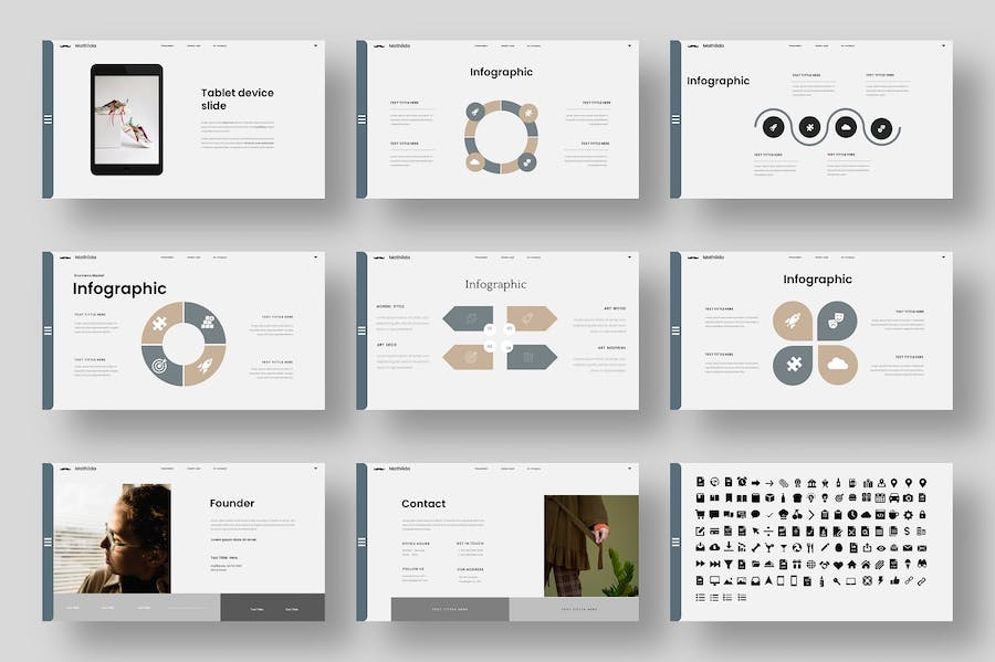 简约设计国外商业商务通用PPT模板 - 顶尖PPT