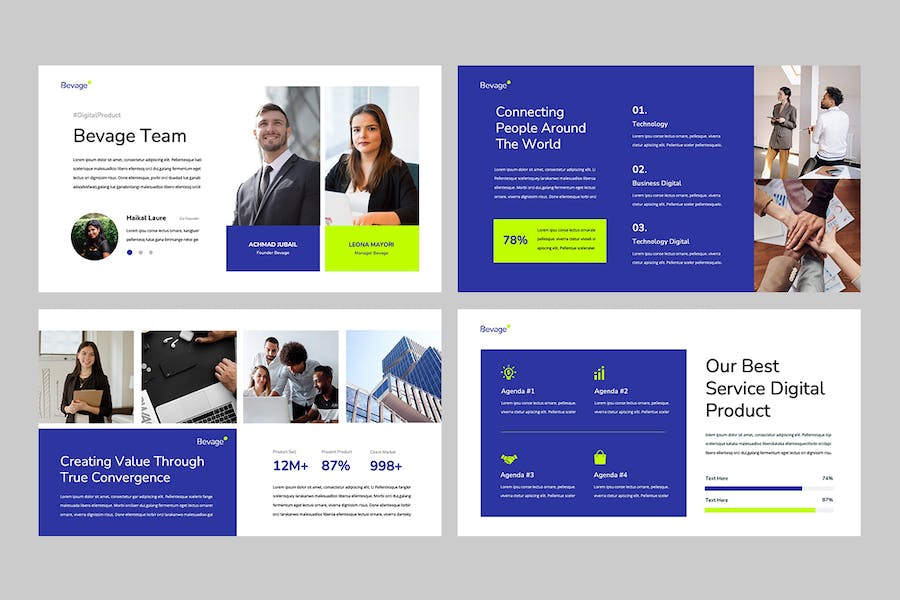 商业营销推广品牌宣传PPT模板 - 顶尖PPT