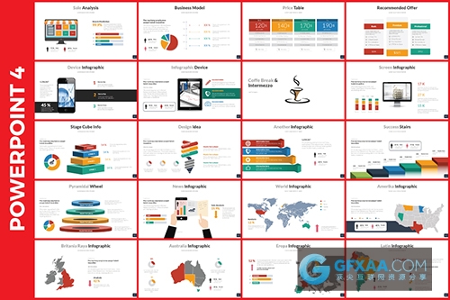 100页红色底商用PPT模版 - 顶尖PPT