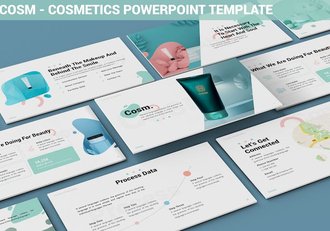 化妆品美容护肤产品推广PPT模板 - 顶尖PPT