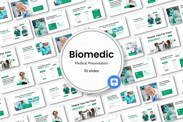 生物医学医疗技术药物开发keynote模板 - 顶尖PPT