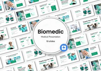 生物医学医疗技术药物开发keynote模板 - 顶尖PPT