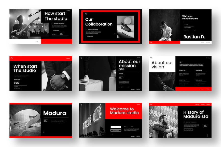 欧美商务深色PPT模板 - 顶尖PPT