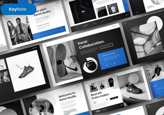 商务业务公司介绍宣传Keynote模板 - 顶尖PPT