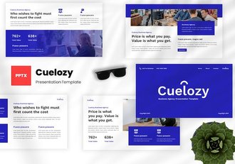 商务公司讲述展示企业管理运营PPT模板 - 顶尖PPT