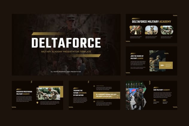 军事学院介绍课程展示keynote模板 - 顶尖PPT