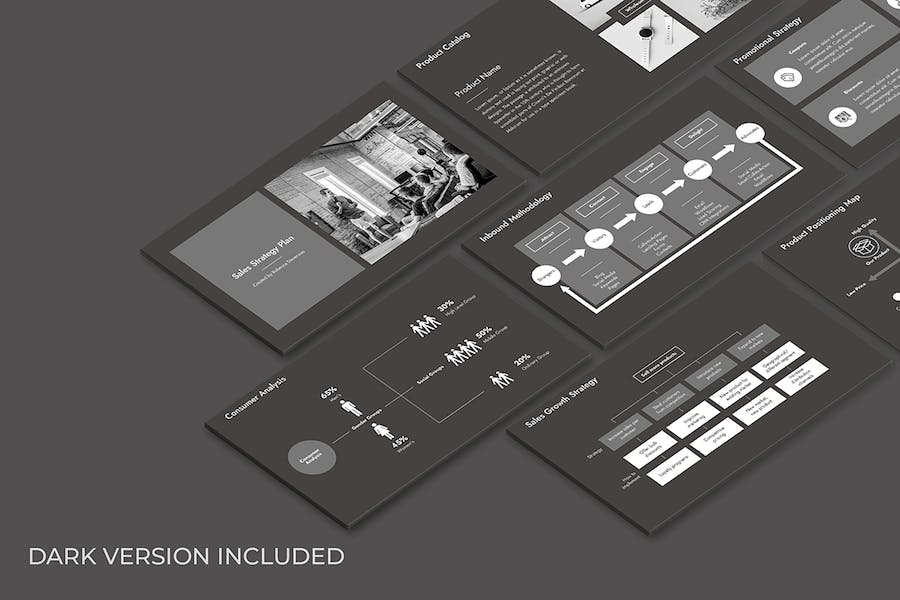 销售战略方案规划Keynote模板 - 顶尖PPT