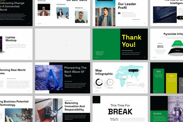 人工智能技术keynote模板 - 顶尖PPT