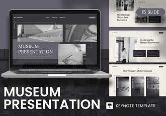 博物馆介绍展示keynote模板 - 顶尖PPT