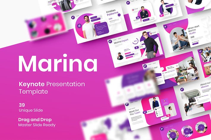 大气季度述职报告商业计划企业合作多用途keynote模板 - 顶尖PPT