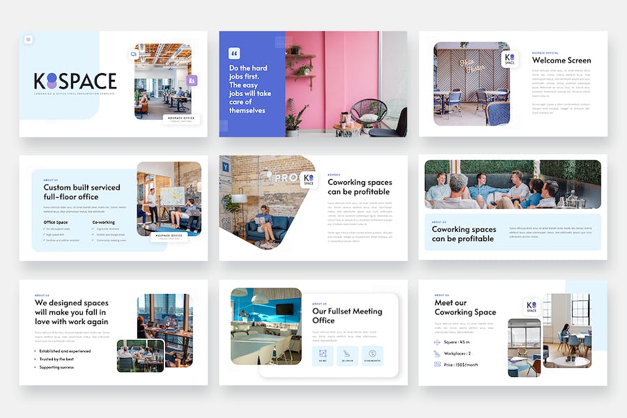 协同办公模式介绍Keynote演示模板 - 顶尖PPT