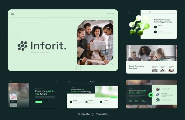 云计算人工智能大数据信息技术keynote模板 - 顶尖PPT