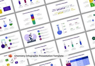 化学信息图形PPT模板 - 顶尖PPT