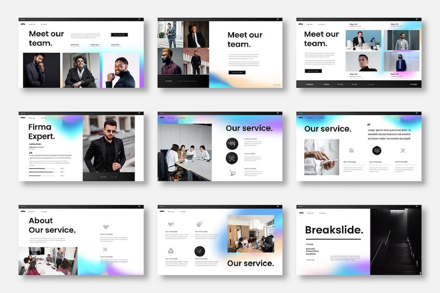商务专业风项目提案展示PPT模板 - 顶尖PPT