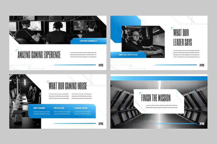 现代游戏设计讲述方案Keynote模板 - 顶尖PPT