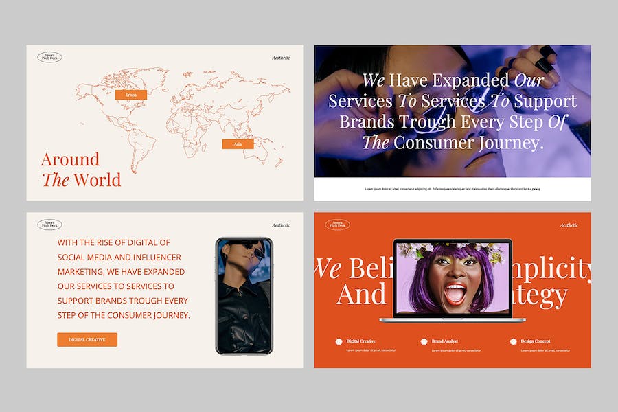 极简美学设计展示Keynote模板 - 顶尖PPT