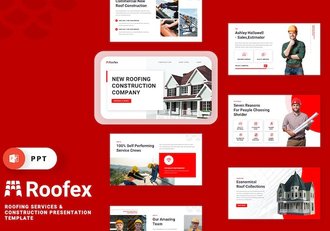 地产建筑开发房屋维修PPT模板 - 顶尖PPT