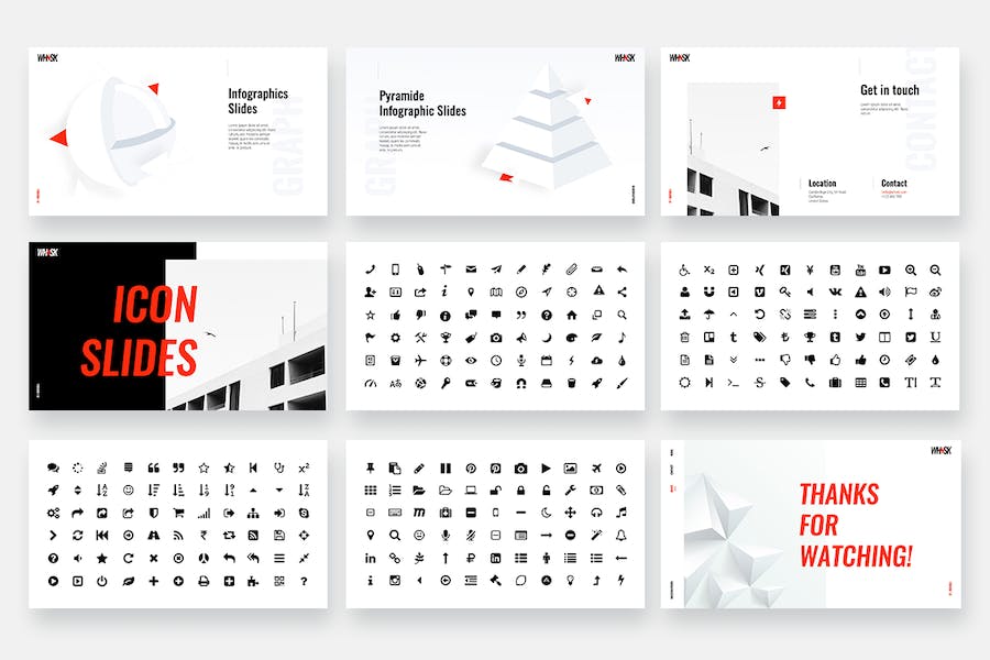 白色极简主义风格PPT模板 - 顶尖PPT