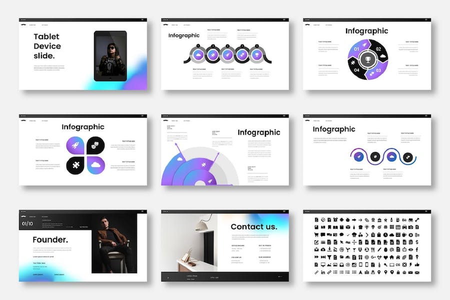 商务专业风项目提案展示PPT模板 - 顶尖PPT