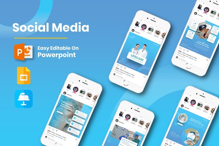 手机尺寸医学医疗行业PPT模板 - 顶尖PPT