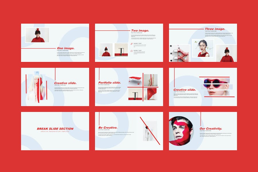 极简风格国外PPT模板 - 顶尖PPT