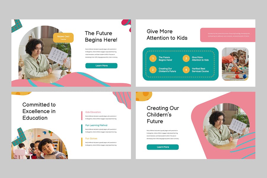 教育机构课程展示PPT模板 - 顶尖PPT