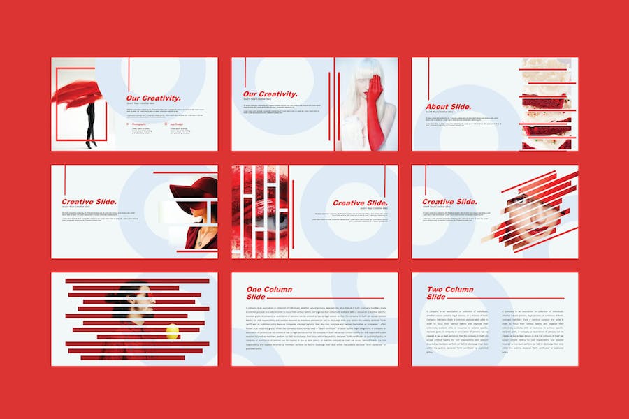 极简风格国外PPT模板 - 顶尖PPT