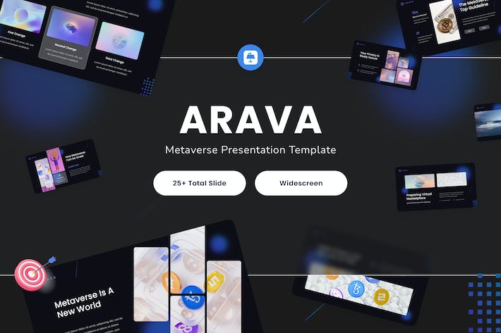 虚拟世界讲述展示应用创新体验Keynote模板 - 顶尖PPT