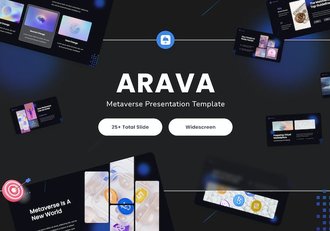 虚拟世界讲述展示应用创新体验Keynote模板 - 顶尖PPT