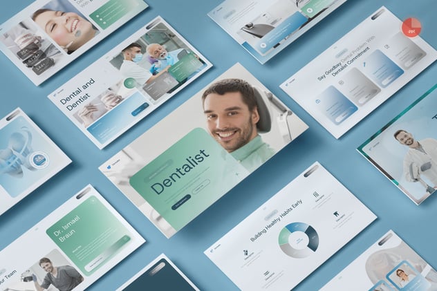 牙科和牙医诊所服务PPT模板 - 顶尖PPT