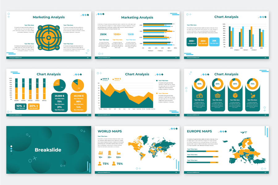 商务风格外贸行业出口分析PPT模板 - 顶尖PPT