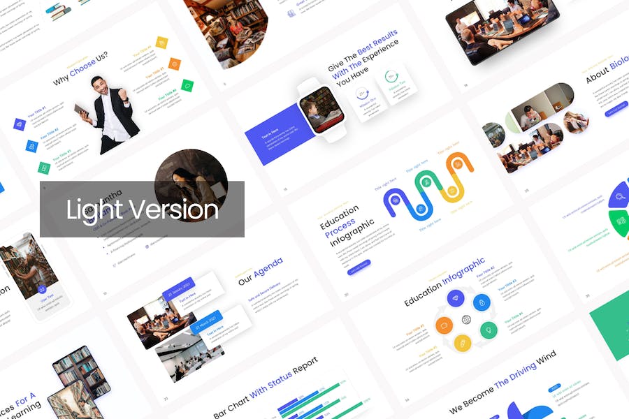 生物课堂教育教学keynote模板 - 顶尖PPT