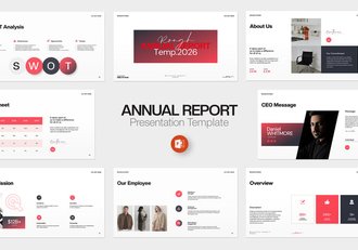 年度财务报告总结展示PPT模板 - 顶尖PPT