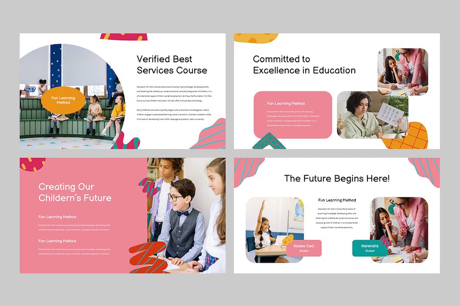 教育机构课程展示PPT模板 - 顶尖PPT