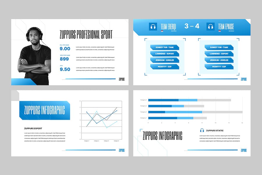现代游戏设计讲述方案Keynote模板 - 顶尖PPT
