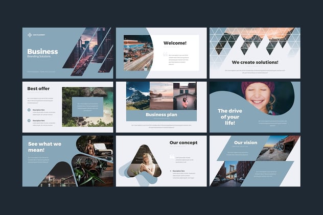 商业品牌动画解决方案PPT模板 - 顶尖PPT