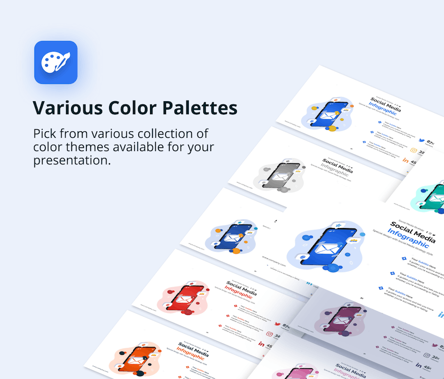 社交媒体平台运营战略规划PowerPoint模板 - 顶尖PPT