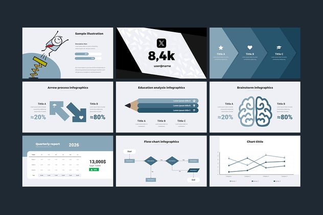 商业品牌动画解决方案PPT模板 - 顶尖PPT