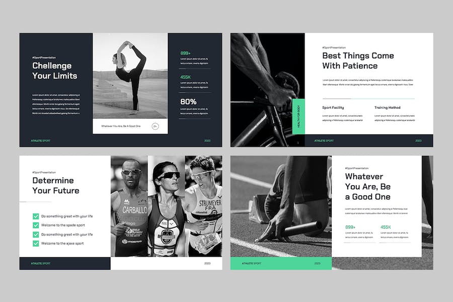 体育运动健身培训方案展示Keynote模板 - 顶尖PPT
