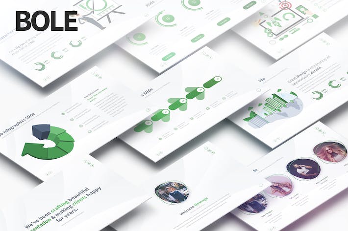 多用途商务数据图形PPT模板 - 顶尖PPT