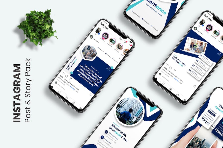 社交媒体宣传尺寸keynote模板 - 顶尖PPT