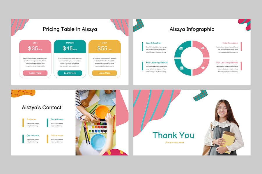 教育机构课程展示PPT模板 - 顶尖PPT