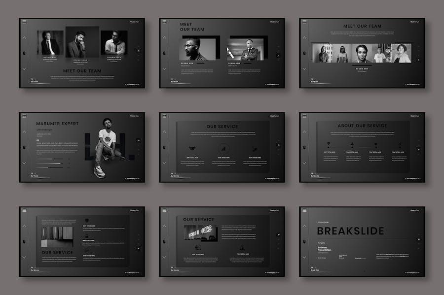 销售团队业绩展示创业计划Keynote模板 - 顶尖PPT