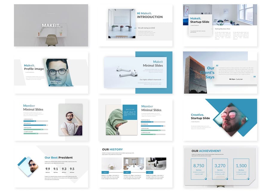 创意设计产品展示PPT模板 - 顶尖PPT