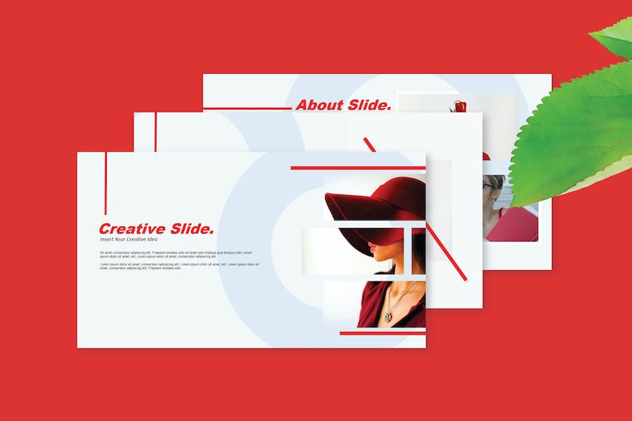 极简风格国外PPT模板 - 顶尖PPT