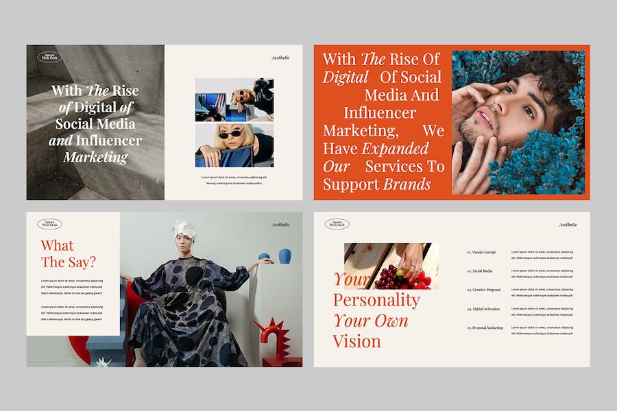 极简美学设计展示Keynote模板 - 顶尖PPT