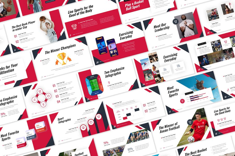 体育竞技颁奖典礼推介PPT模板 - 顶尖PPT