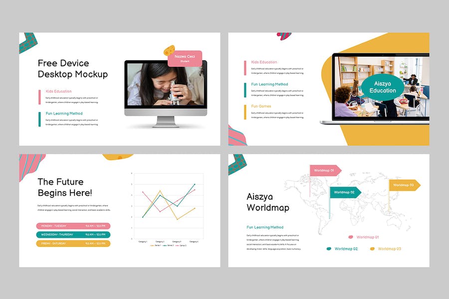 教育机构课程展示PPT模板 - 顶尖PPT