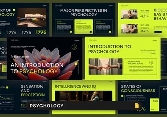 高校心理学专业心理学课程教学PPT模板 - 顶尖PPT