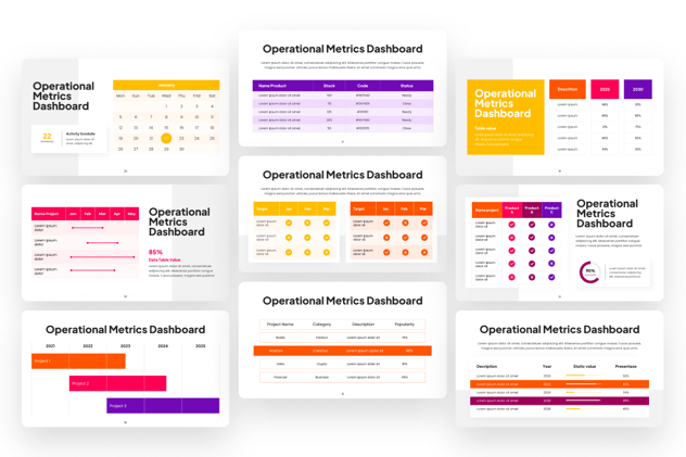 表格信息图表数据可视化展示PPT模板 - 顶尖PPT